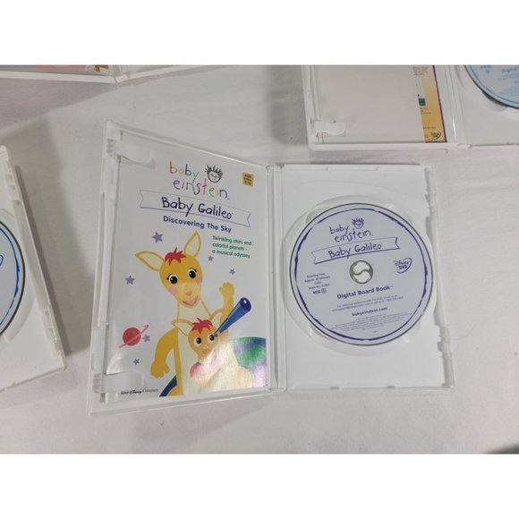 Lot of 5 Baby Einsteins DVD Lot Beethoven, Meet the Orchestra, Galileo, Da Vinci - Picture 9 of 9